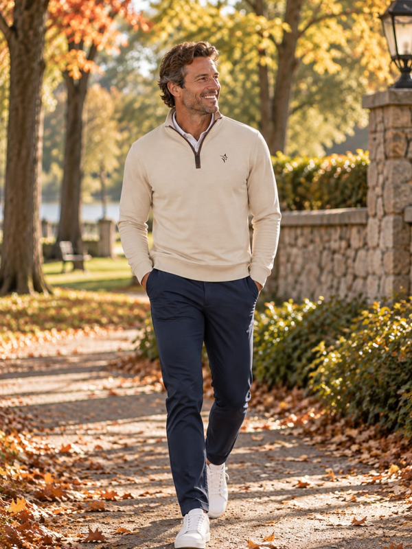 Waterville Quarter Zip Luxury Knit