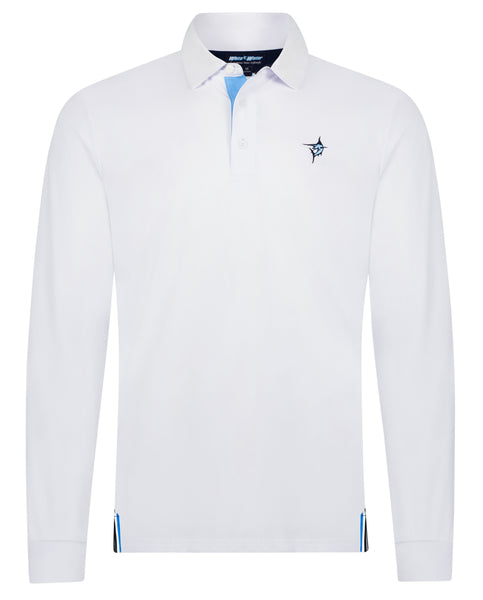 MENS LONG POLO SHIRT (予約販売品) Nautica Big & Tall Heritage Logo Long Sleeve Polo Shirt