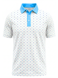 Polka Dot Performance Polo