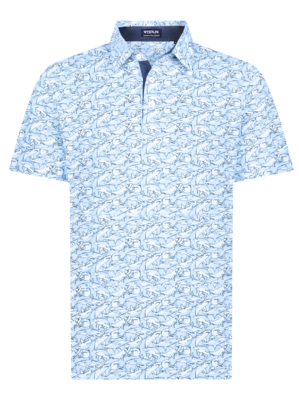 Shark Frenzy Performance Polo