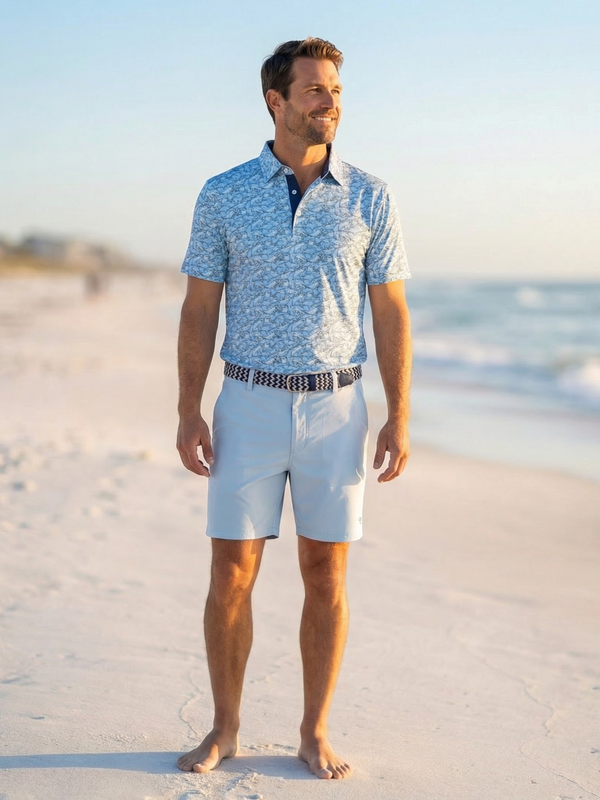 Shark Frenzy Performance Polo