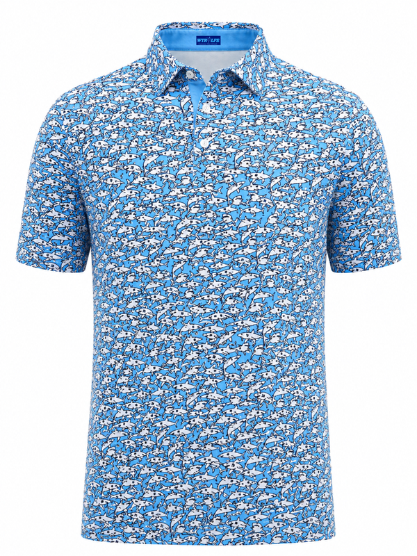 Shark Frenzy Performance Polo