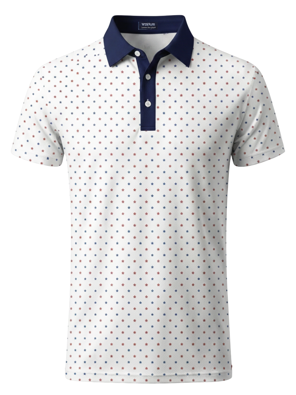 Star Spangle Performance Polo