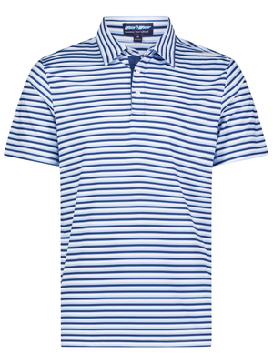 Atlantic Stripe CoastalFlex™ Performance Polo