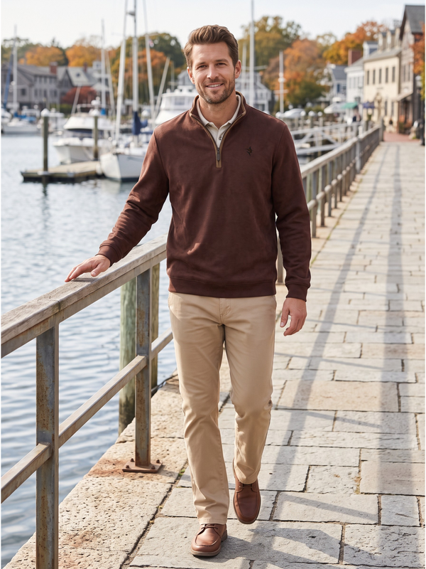 Waterville Quarter Zip Luxury Knit