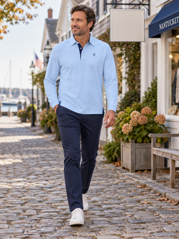 Coastal Long Sleeve Polo