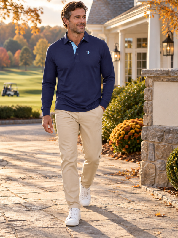 Coastal Long Sleeve Polo
