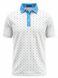 Polka Dot Performance Polo