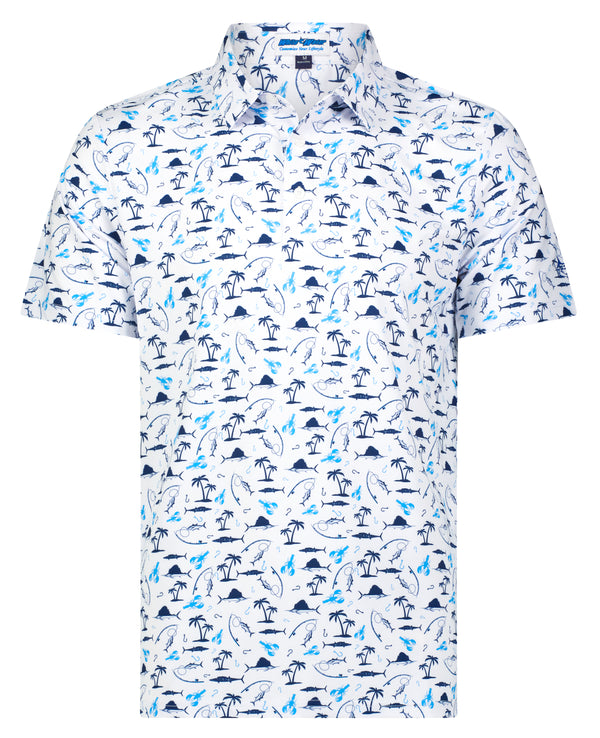 Nautical Print Polo